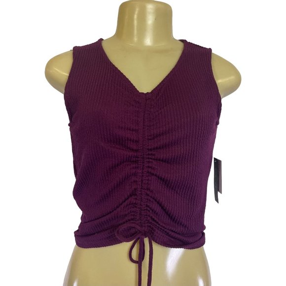 NWT Oneill Sleeveless Causal Boho Size Small Color Dark Purple Women's Top Tank - Picture 1 of 9